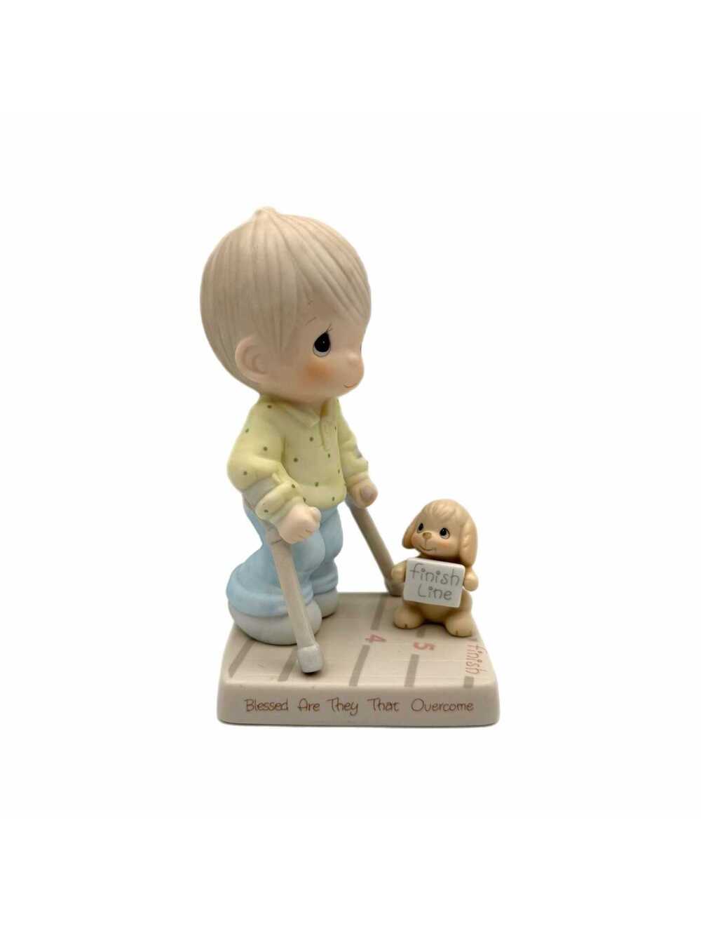 1988 Precious Moments “Blessed Are They That Overcome” Porcelain Figurine